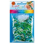 Набор резинок для плетения Rubber Loops 500 шт., зелёные ассорти