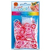Набор резинок для плетения Rubber Loops 500 шт., красные ассорти