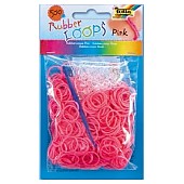 Набор резинок для плетения Rubber Loops 500 шт., розовые